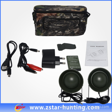 Waterproof Bird Caller with 2*50W 150db Loud Clear Speaker and Single Camo Hunting Bag (ZSCP-393)